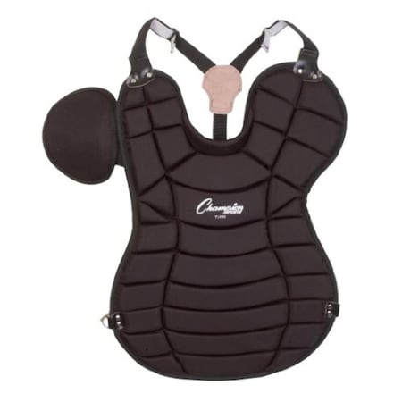 Champion Sports Adult Chest Protector, Black 3129
